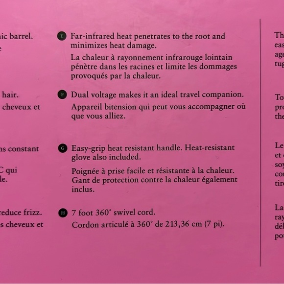 Eva NYC Downtown 19mm Tourmaline Clip-Free Curler in Purple Leopard, never used - Picture 11 of 11